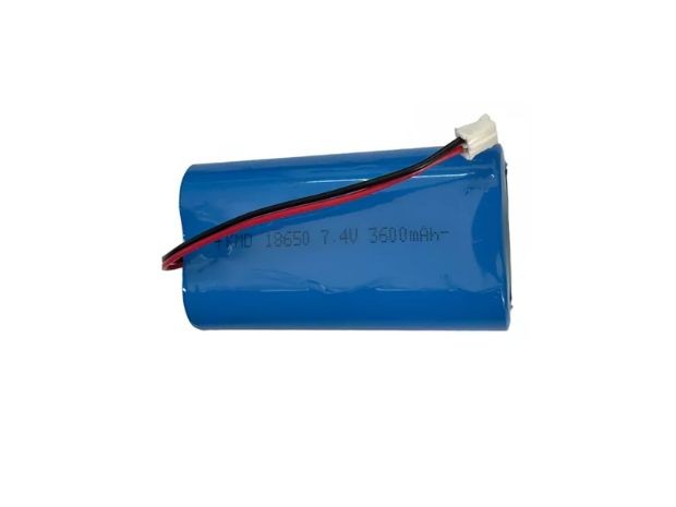 &u+  BATERIA PILA RECARGABLES 18650 DOBLE 3600 MAH 7,4V+ CONECTOR